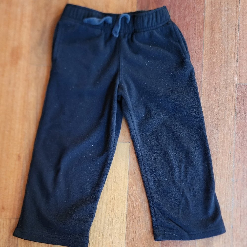 KidsRus Black Fleece Toddler Pants Size 3T